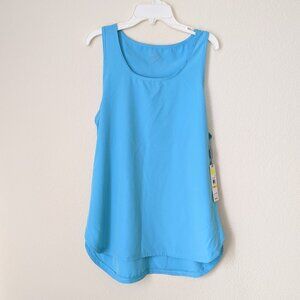 Calvin Klein Performance quick dry light blue exercise tank top